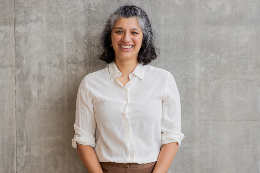 A headshot of Surmaya Talyarkhan