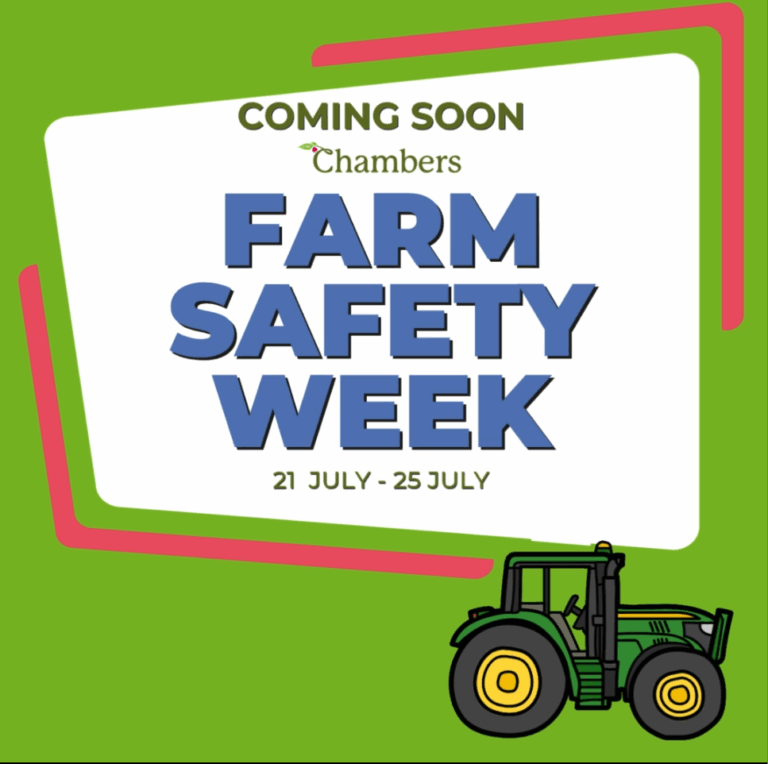 An image of Chambers' farm safety week initiatives