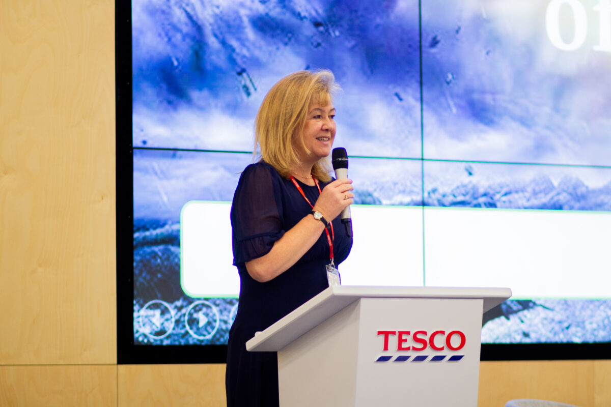 Executive Director Louise Nicholls presenting