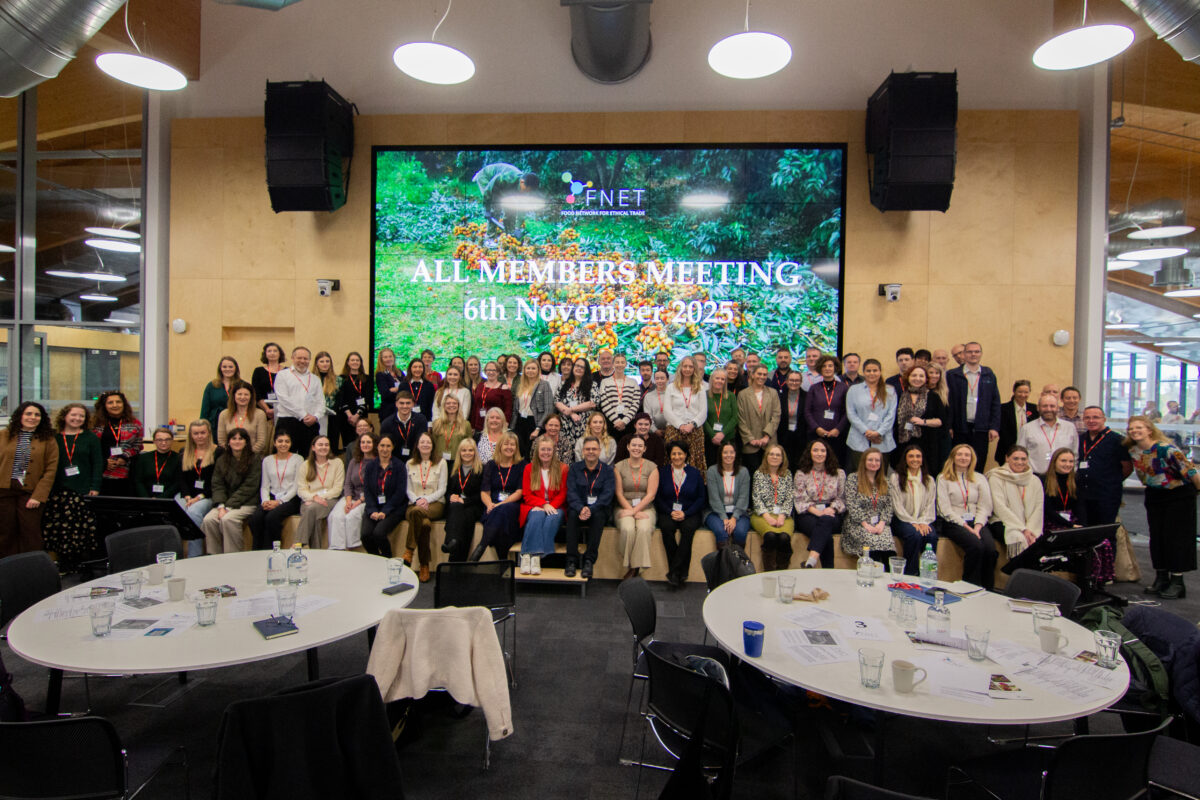 An image of the FNET membership at FNET's most recent all-member meeting