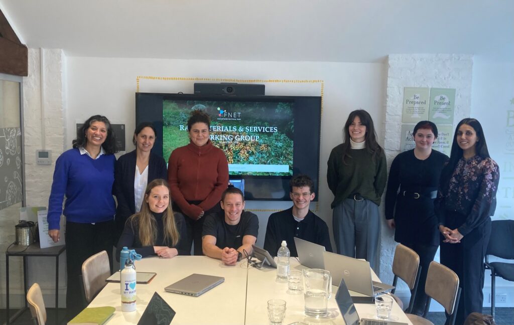 An image of the Raw Materials Working Group at an in-person meeting in January