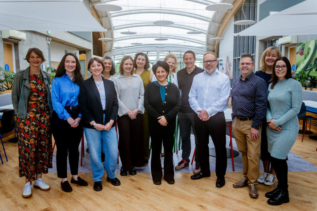 A group photo of FNET's board and team